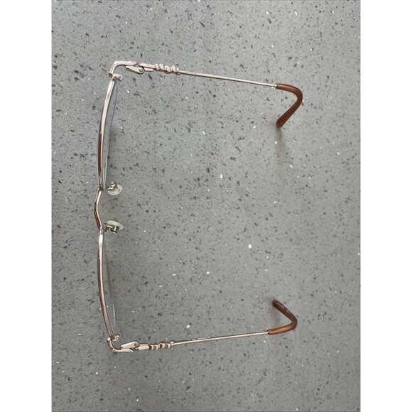 SOPHIA LOREN M172 ZYLOWARE 057 BROWN EYEGLASSES FRAMES ONLY 54-18 oval full rim - Picture 2 of 13